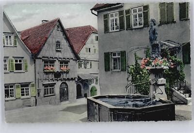 50624093 7142 Marbach Schillers Geburtshaus Brunnen Gebrauchsspuren