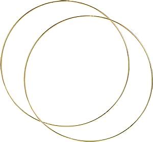 Amazon Pack Large Metal Floral Hoop Wreath Macrame Gold Hoop