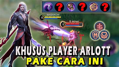 CARA MAIN ARLOTT TERBARU BUILD EMBLEM DAN ITEM ARLOTT GAMEPLAY ARLOTT