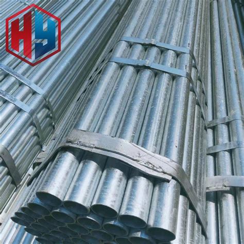 Astm A Sch Erw Iron Gi Round Tube Hot Dipped Galvanized Tube For Construction Gi Round