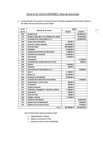 El Ciclo Contable ENUNCIADO Pdf