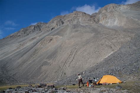 Lake Hazen Camp Ellesmere Island The Huge Scree Wall Back Flickr