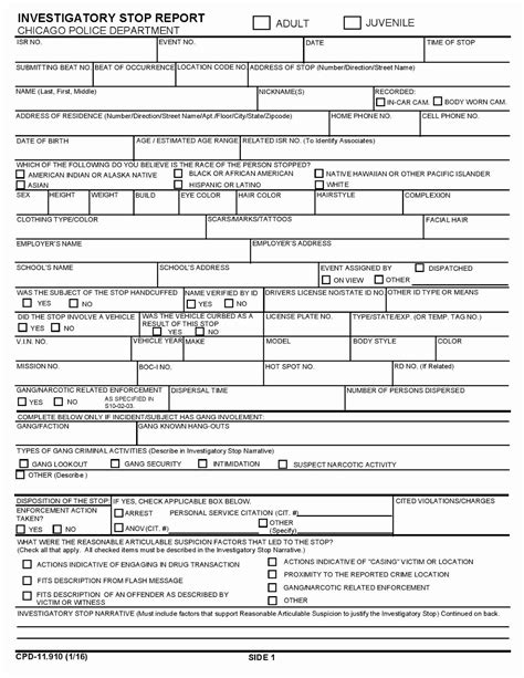 Printable Blank Police Ticket Template Printable Templates