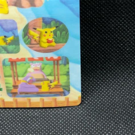 Pikachu Pokemon Sticker Sealdass Japanese No Rare Bandai From