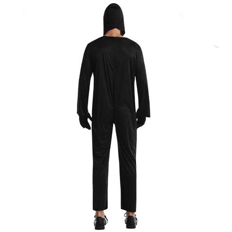 Adult Skeleton Jumpsuit Costume