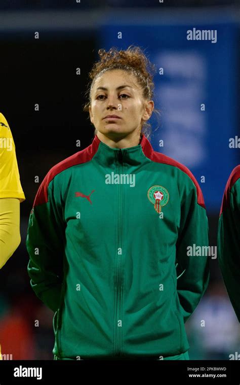 Elodie Nakkach 6 Morocco During The National Anthem Before The