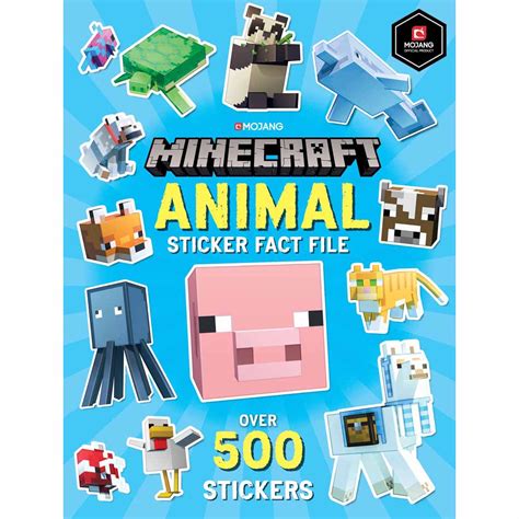 正版 Minecraft Animal Sticker Fact File 最抵價 : 買書書 BuyBookBook