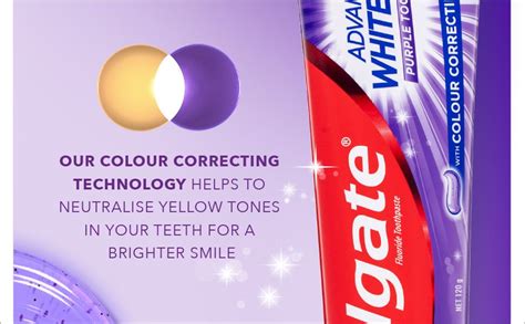 Buy Colgate Toothpaste Advanced Whitening Purple 120g Online At Chemist