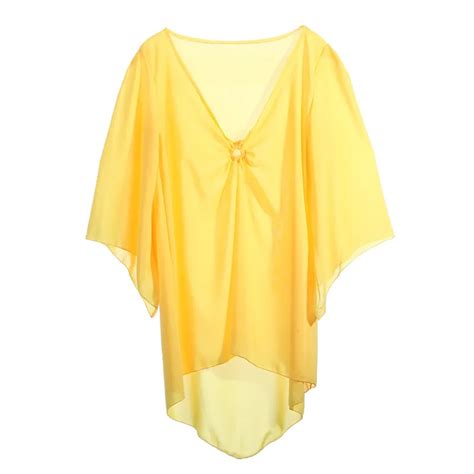 Sexy Womens Cheap Thin Beachwear Cover Ups 2018 Summer Solid V Neck