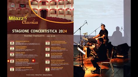 Al Teatro Trifiletti Serata Con Le Colonne Sonore Youtube