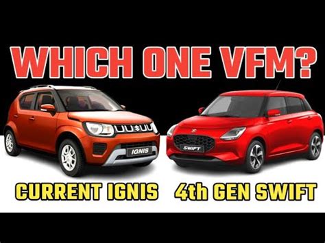 Upcoming Maruti Suzuki Swift Vs Maruti Ignis Comparison Th Gen