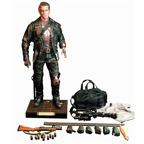 Buy Enterbay Battle Damaged Version Terminator 2 T 800 Hd Masterpiece Action Figure Online At