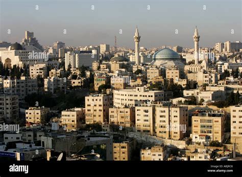 JOR, Jordan, Amman: King Abdullah Mosque, in the Al-Abdali district ...