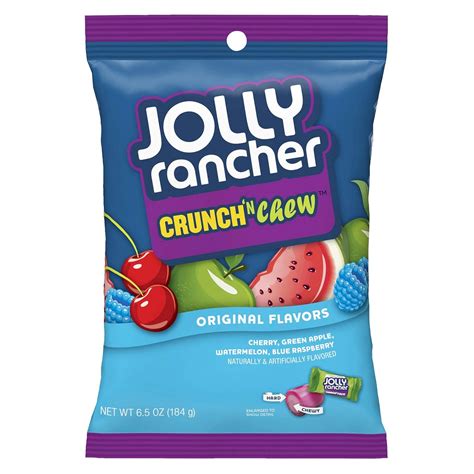 Jolly Rancher Crunch N Chew Candy Original 65 Oz