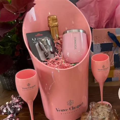 Veuve Clicquot Party Supplies Veuve Clicquot Pink Champagne Bucket