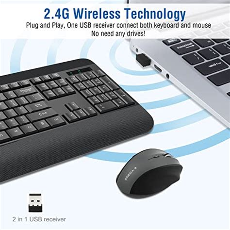 Wireless Keyboard And Mouse Combo E YOOSO 18 Months Battery Life