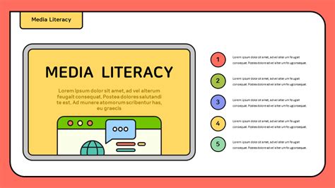 Media Literacy Pitch Deck Template Ppt