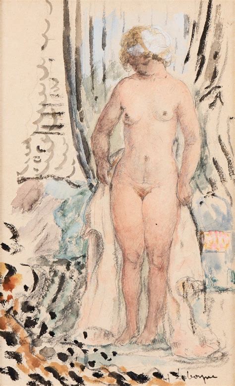 Proantic Henri Lebasque Standing Nude Marinette