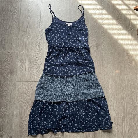 Lc Lauren Conrad Women S Navy Dress Depop