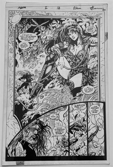 Comic Art Shop Andrew Fernandes S Comic Art Shop Joyce Chin Xena