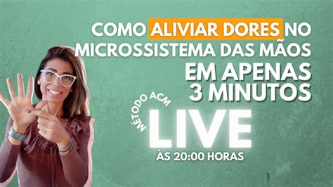 Como usar o microssistema da mão para aliviar dores em 3 minutos YouTube