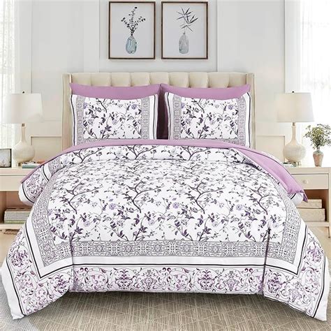 Amazon Dobuyly Purple Comforter Set Queen Size 7 Piece Bed In A