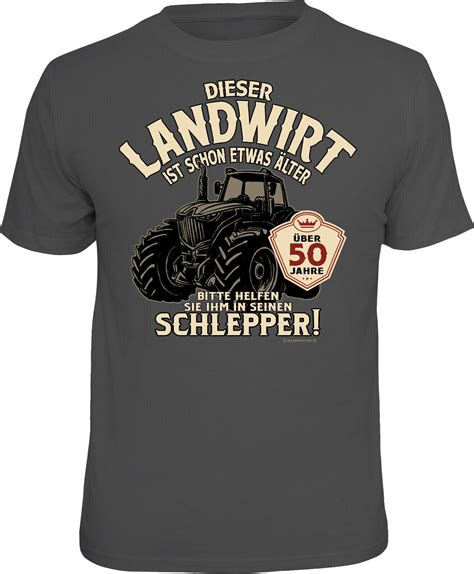 Traktor T Shirt Trecker Shirts Geschenke für Männer Geburtstag Sprüche