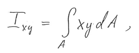 Solved Using The Formula Determine The Product Of Inertia