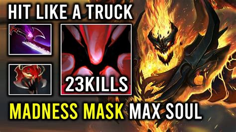 WTF 1st Item Madness Mask Max Soul Brutal Hit Like A Truck Shadow Fiend