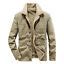 Herren Kord Sherpa Innenfutter Trucker Jacke Cargo Arbeit Winter Warm