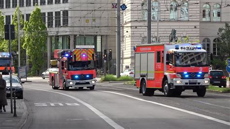 ELW B Dienst Löscheinheit mit Reserve HLF BF Bonn FW 1 mit