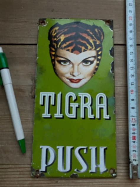 Tigra Deurbordje Reclamebord Emaille Catawiki