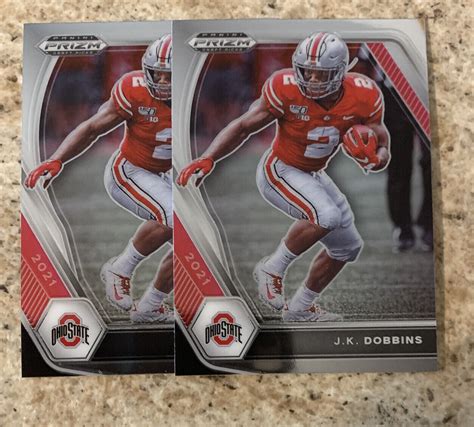 2021 Panini Prizm Draft Picks JK Dobbins Ohio State Buckeyes 78 Lot X