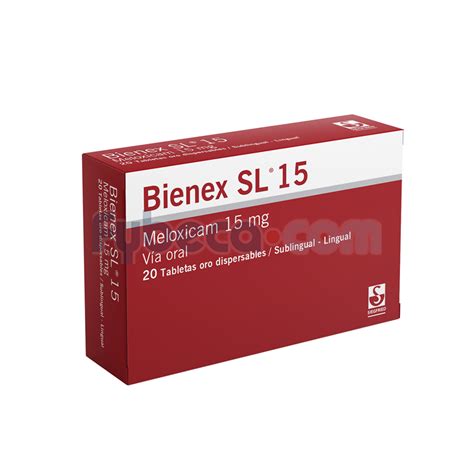 Bienex Tabs Sublingual 15mg C20 Suelta Fybeca