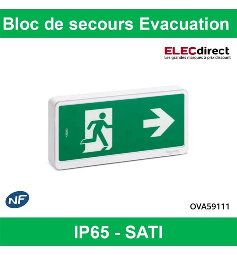 Schneider Exiway Light Bloc De Secours Evacuation Ip Sati R F