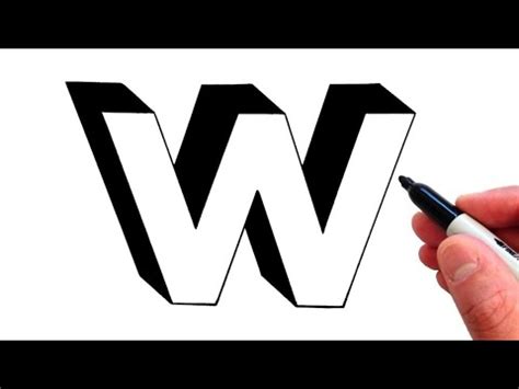 how to draw the letter m