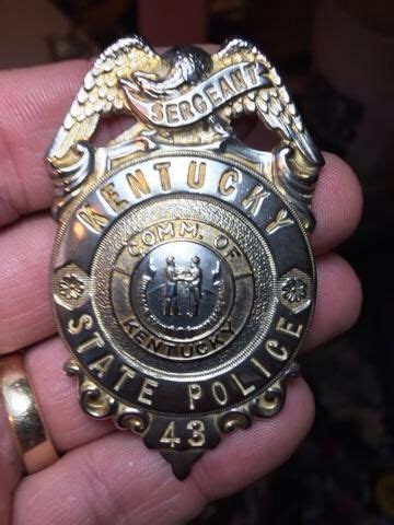 Kentucky State Police Badge | Kentucky state police, Police badge ...