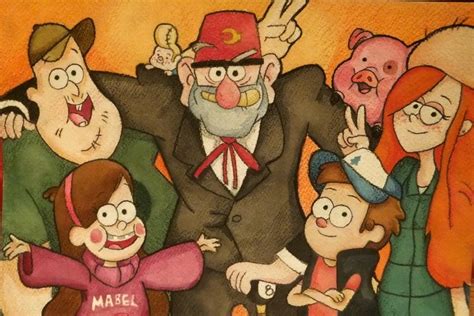 Gideon Gleeful Wendy Corduroy Waddles Stan Pines Dipper