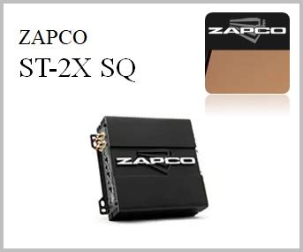 Zapco ST 2X SQ 2ch Full Range Class AB Amplifier Great Sound