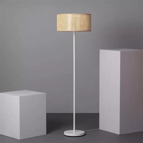 Discover our White Wicker Floor Lamp | The Wicker Home®