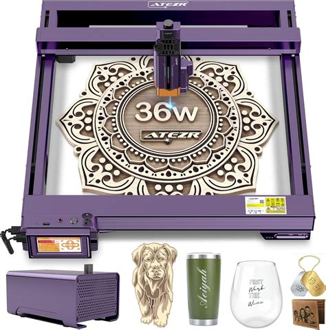 Amazon Atezr L W Laser Engraver With Air Assist Mm Min