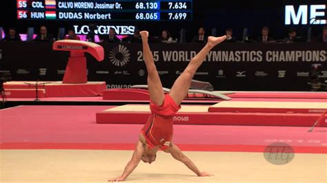 Lopez Ruben Esp 2015 Artistic Worlds Qualifications Floor Exercise Youtube