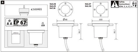 Paulmann Plug And Shine Led Recessed Floor Single Luminaire