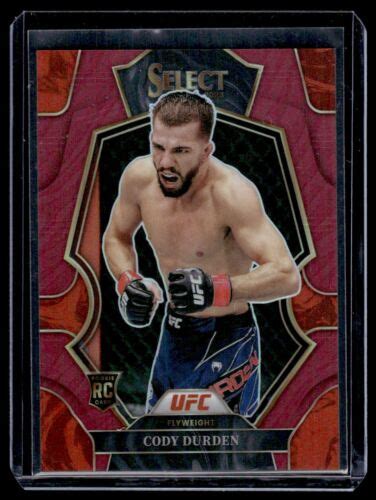 2023 Select UFC Premier Level Maroon Prizm 21 149 Cody Durden RC 190