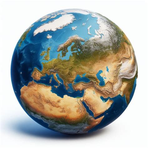 Premium AI Image | Planet Earth Globe europe asia america africa Symbol ...