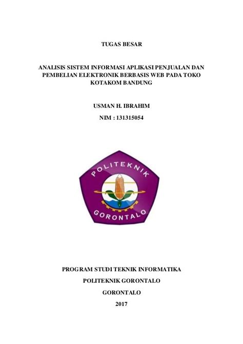 Contoh Proposal Skripsi Sistem Informasi Penjualan Berbasis Web Gambaran