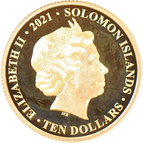 10 Dollars Elizabeth II Platinum Jubilee Îles Salomon Numista