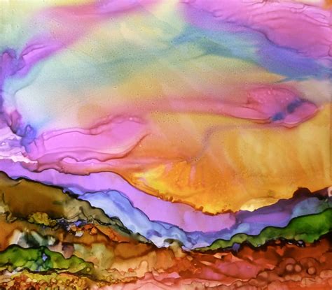 How To Paint With Alcohol Inks By Wendy Videlock Alcohol Ink