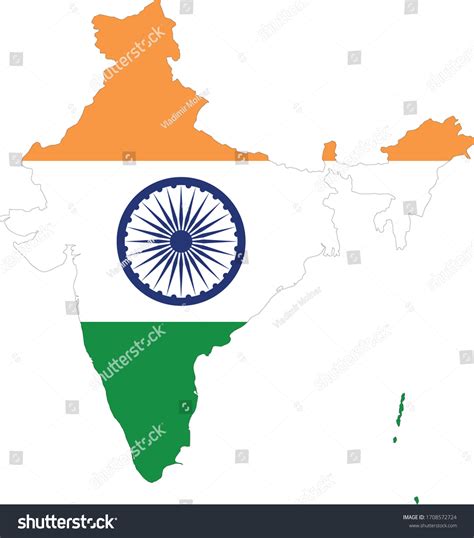 15,467 India Flag Map Images, Stock Photos & Vectors | Shutterstock