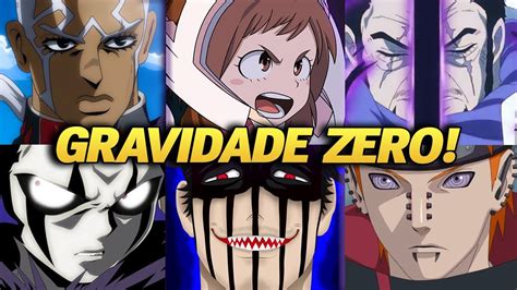 Os 10 Personagens Com Poderes De Gravidade Mais Poderosos Dos Animes